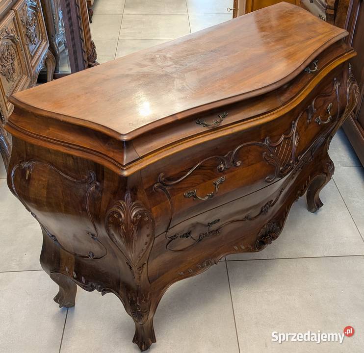 Wspaniała komoda neobarokowa orzech sklep Meble Dąbrowa Górnicza