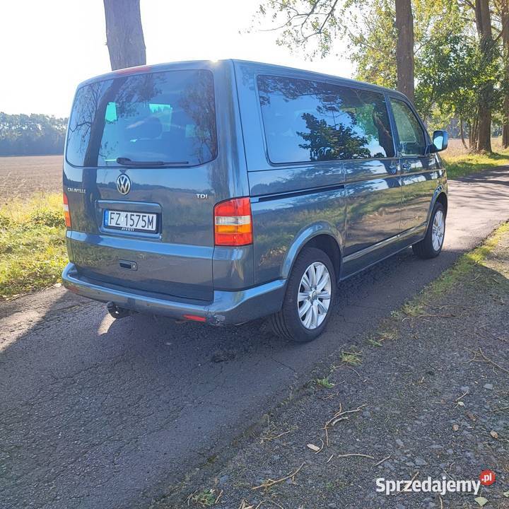 VW T5 19 TDI Caravelle Transporter 8 osobowy 102KM Zielona Góra