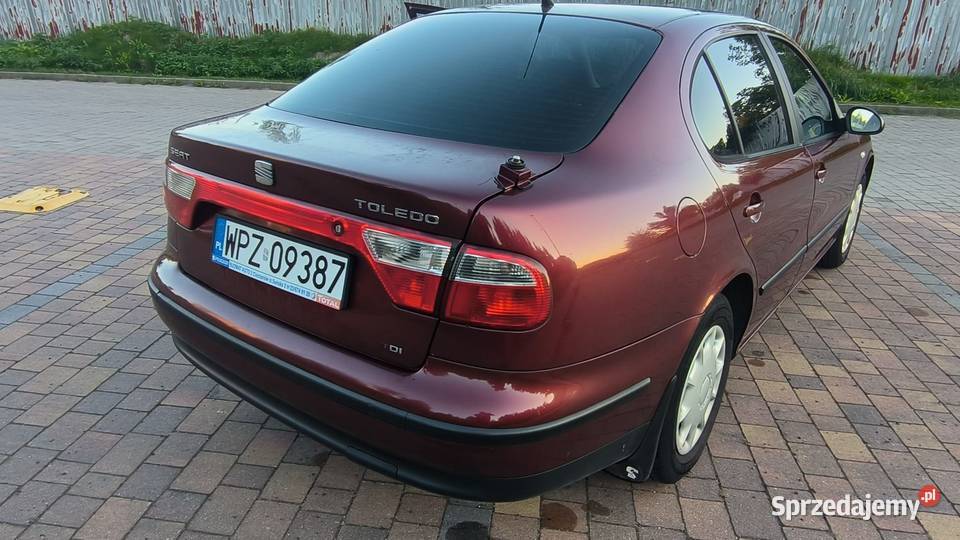 Seat Toledo II 19 TDI krajowy bezwypadkowy manualna warmińsko-mazurskie Olsztyn