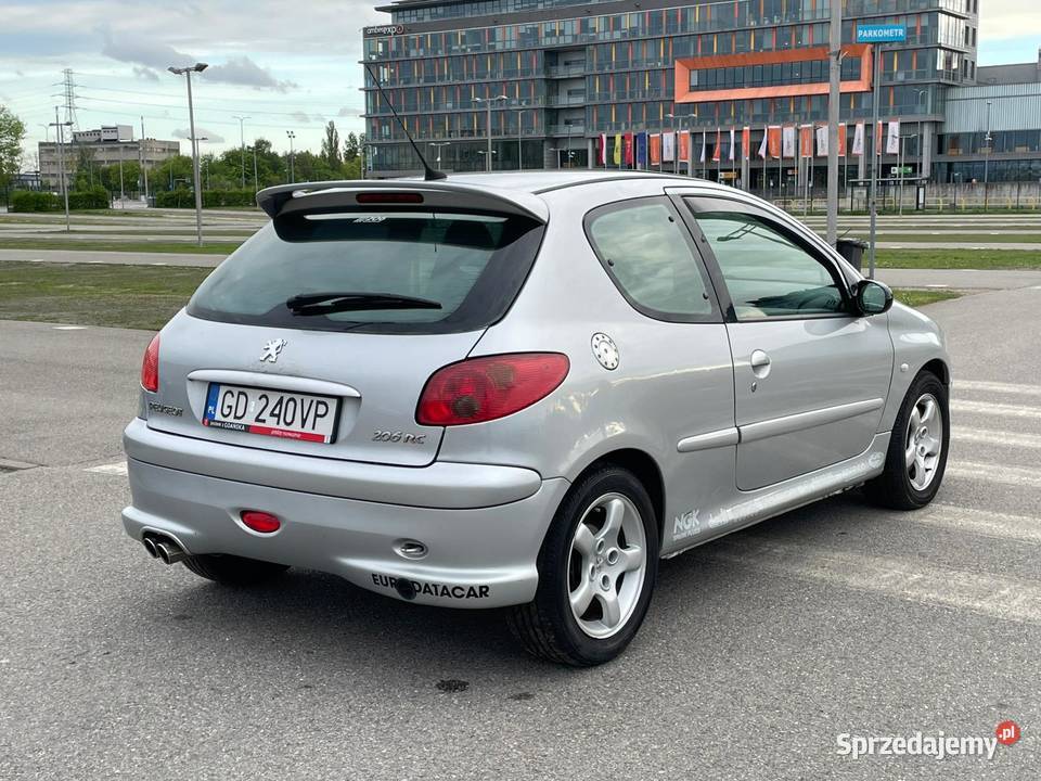 Peugeot 206 RC 20 177 LPG pomorskie Gdańsk
