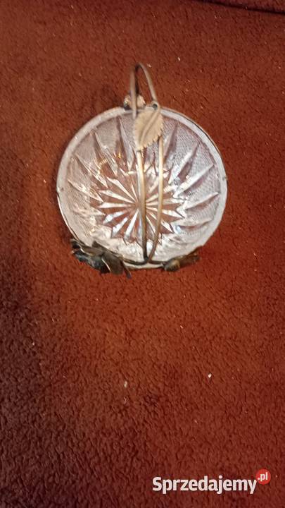 Cukiernica Hefra Argentum plater kryształ Zielona Góra