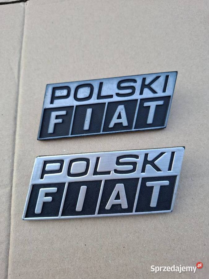 Emblemat znaczek logo Polski Fiat 126p Maluch Motoryzacja Strzelce Opolskie