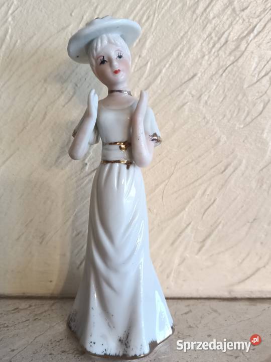 Figurka porcelana DAMA KOBIETA W KAPELUSZU Zamość