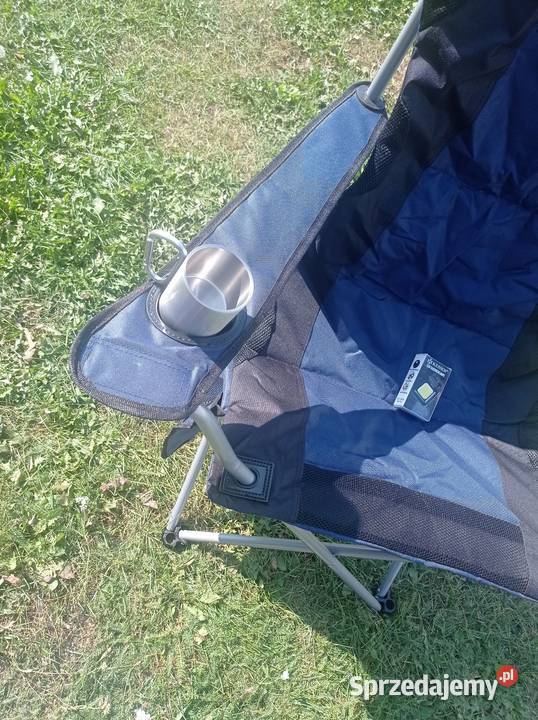 Krzesło składane z kubkiem i latarką Zgierz