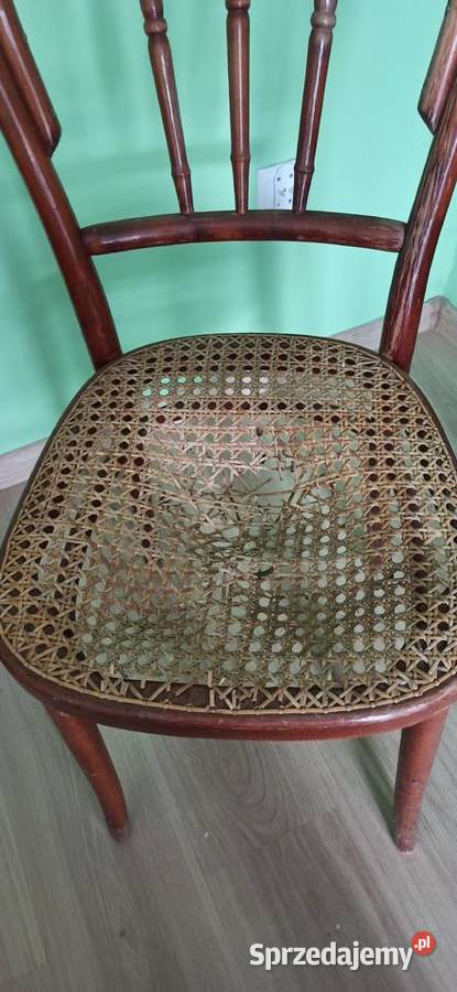 Krzesła gięte Thonet z plecionką 2 małopolskie Kraków sprzedam