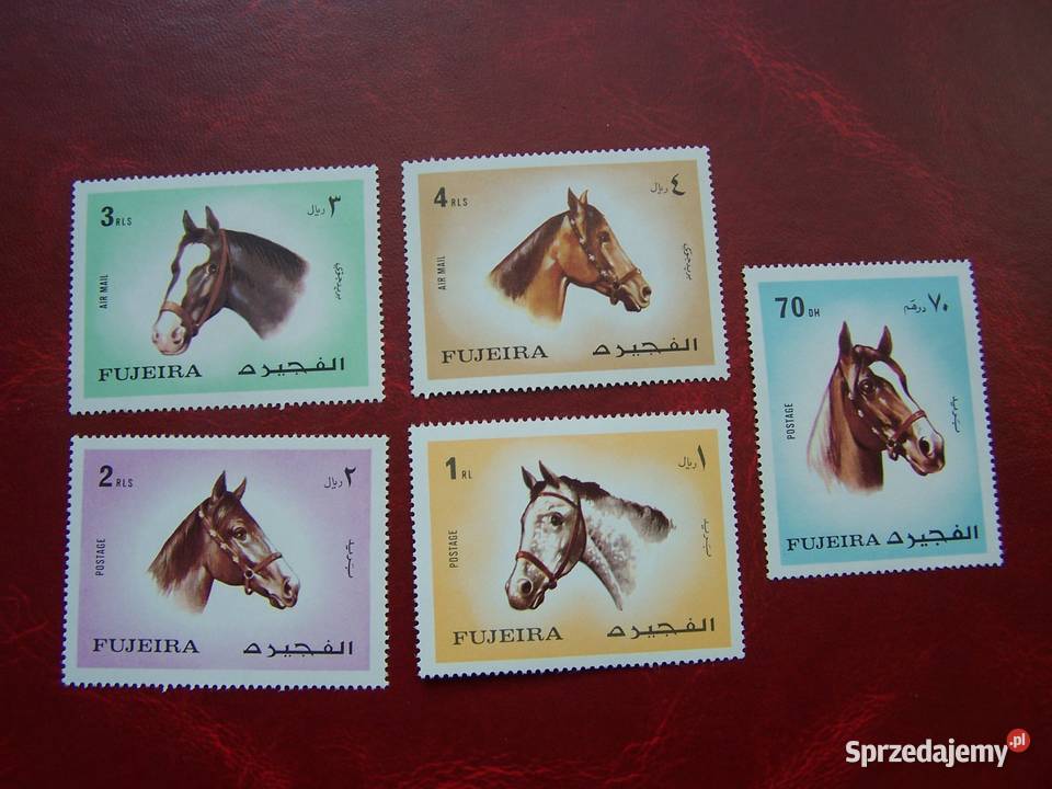 Fujeira ZEA 1971 MNH Zwierzęta Konie Tychy sprzedam