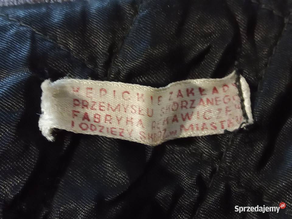 Kurka męska skórzana z PRL Legionowo
