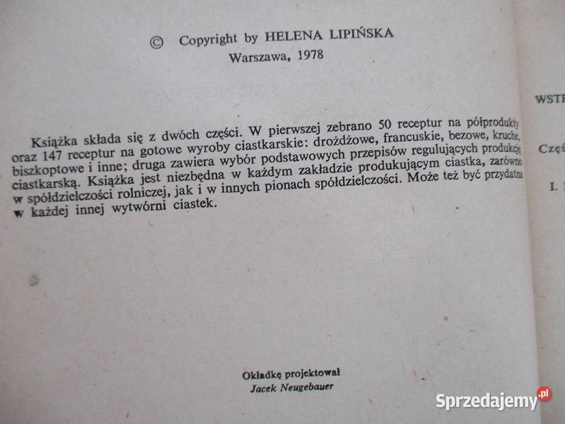 Receptury i przepisy ciastkarskiekulinaria