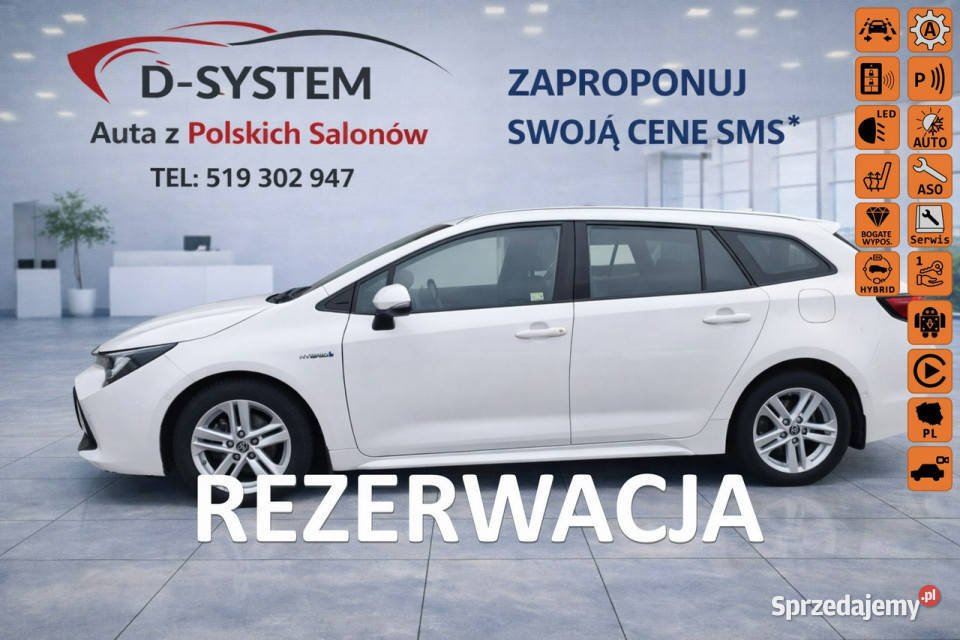 Toyota Corolla 22r Salon Polska 18 HYBRID 1wł z serwisowany w ASO Białystok sprzedam