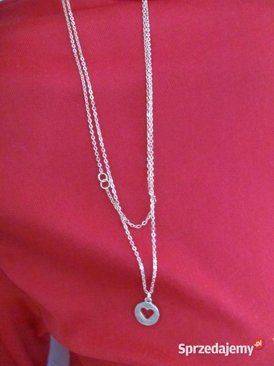 sinsay YI029GLD naszyjnik z sercem Zamość