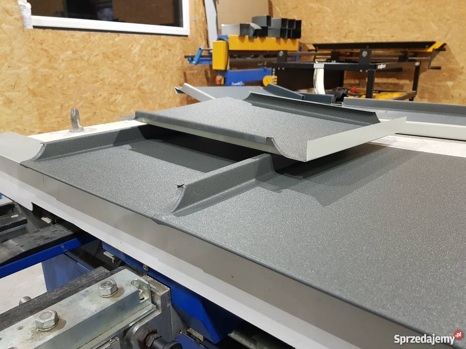 Obróbki na rąbek kątowy z podcięciem Materiały budowlane sprzedam