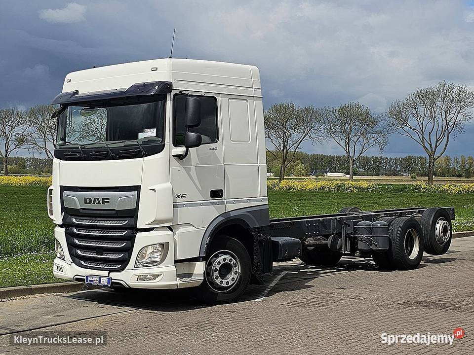 DAF XF 480 6x24 podwozie z kabiną 2018 Samochody ciężarowe
