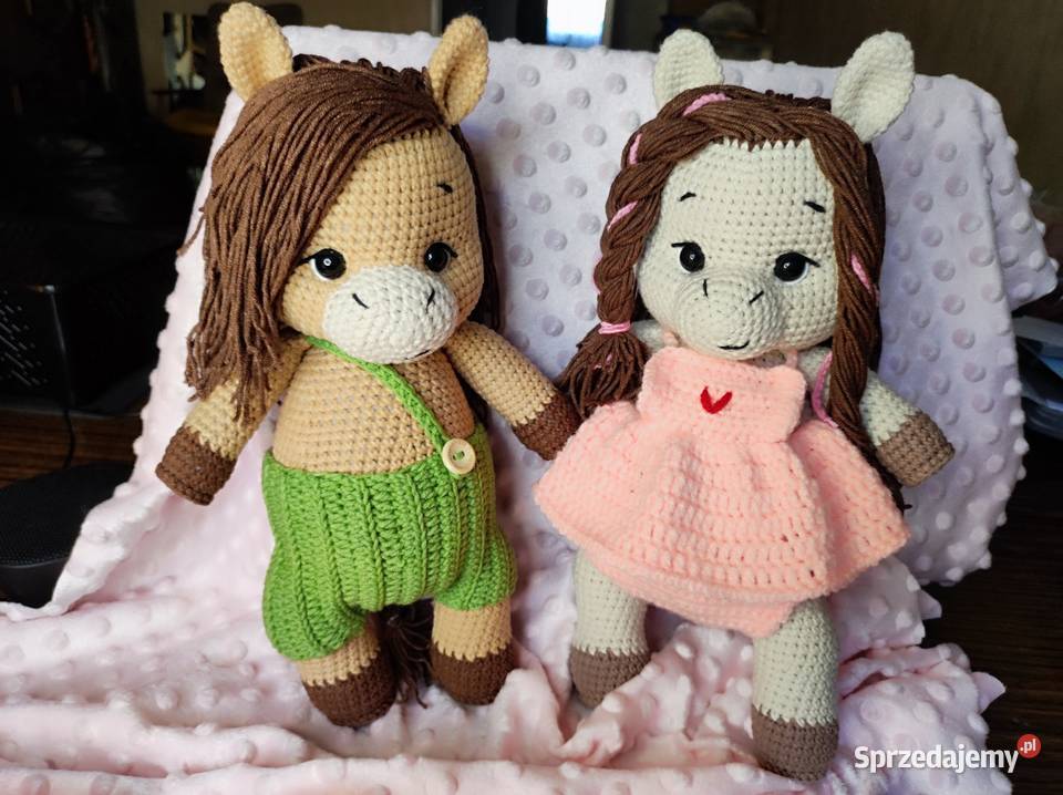 Maskotka konik na szydełku Szczecin