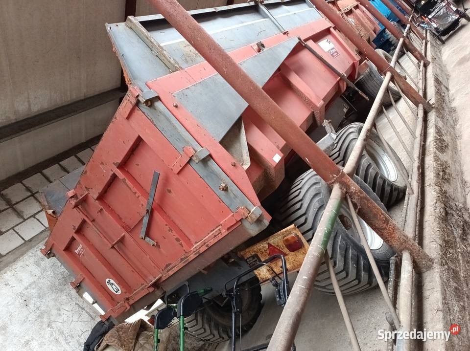 Przyczepa rolnicza skorupowa resor tandem Chwaszczewo