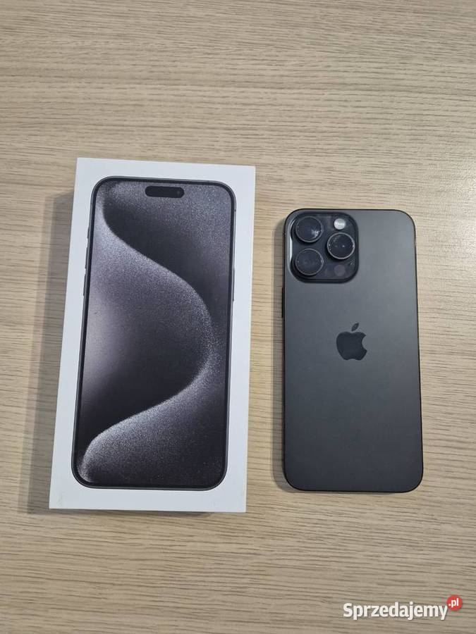 Syndyk sprzeda smartfon iPhone 15 Pro 256 GB Warszawa sprzedam