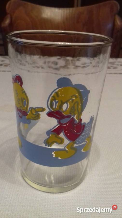 Szklanki klasyczne z kaczorkami Vintage do