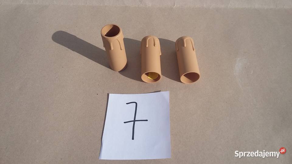 Osłonka oprawki E14 GILZA osłonka świeczki 3 mazowieckie Warszawa