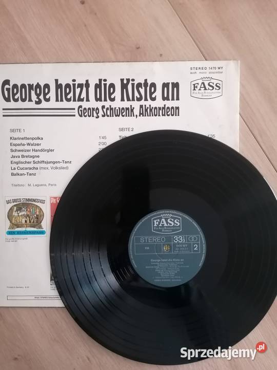 płyta winylowa Akkordeon Georg Schwenk łódzkie Łódź