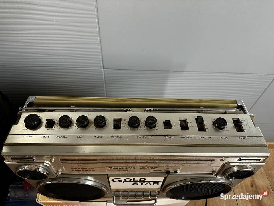 Radio Magnetofon Gold Star TSR580 1980 świętokrzyskie Busko-Zdrój
