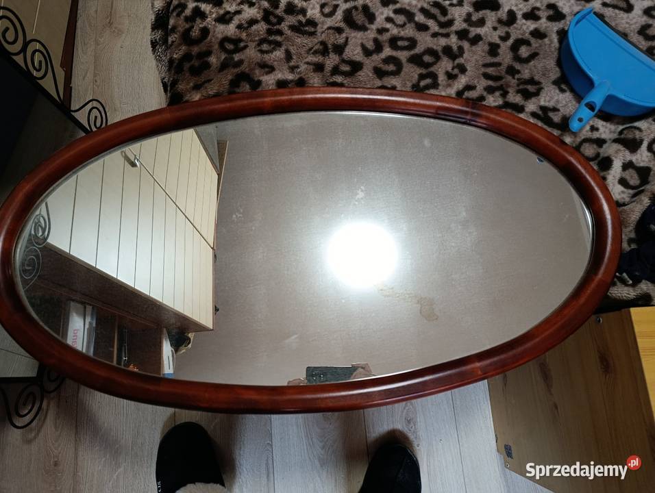 lustro w ozdobnej ramie 96 na 50 wiszące ścienne Poznań sprzedam