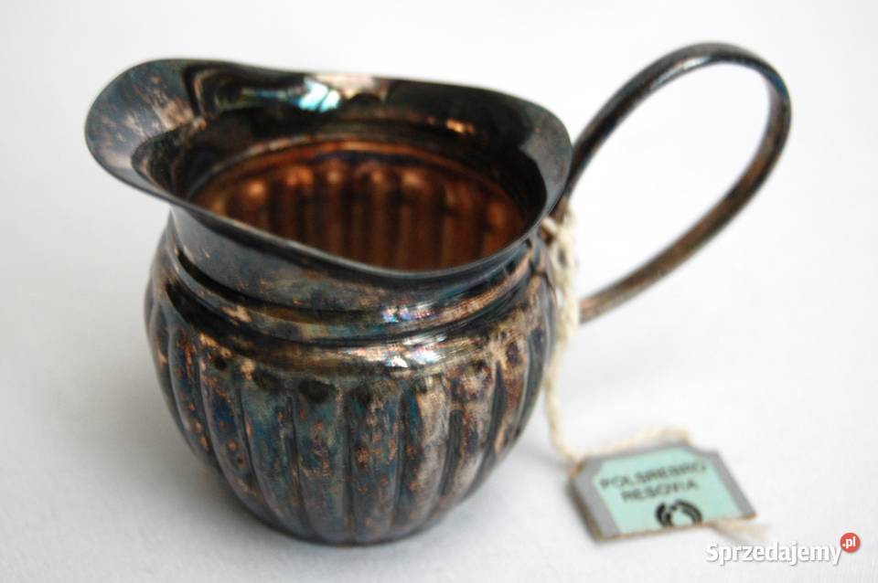 Posrebrzany mlecznik platerowany srebrem lubelskie