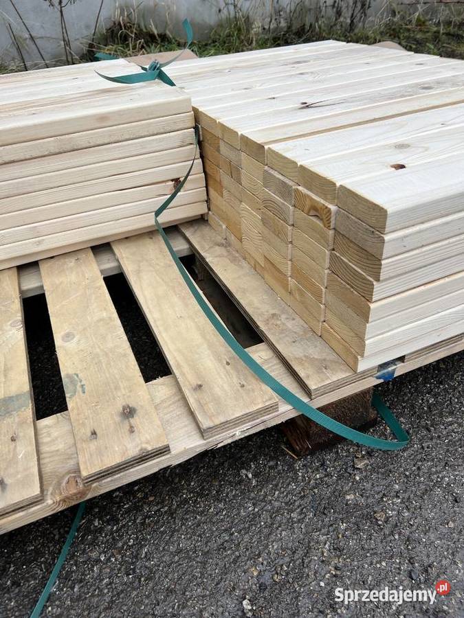Deski strugane mieszane sosna świerk 27x105x50 śląskie Ruda Śląska