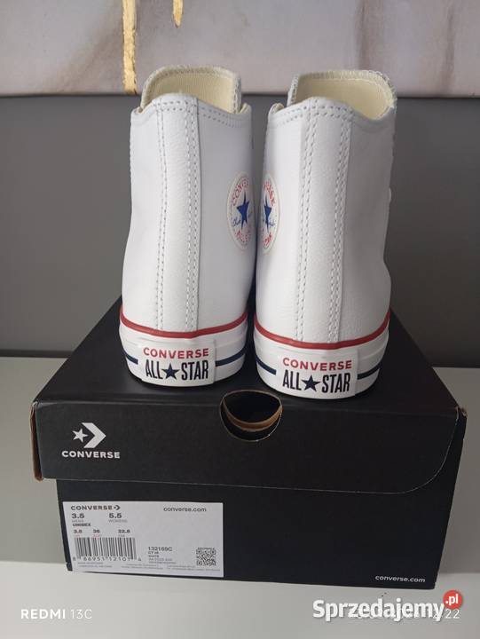 Converse Chuck Taylor All Star Leather Hi Unisex 22.5cm Jelenia Góra