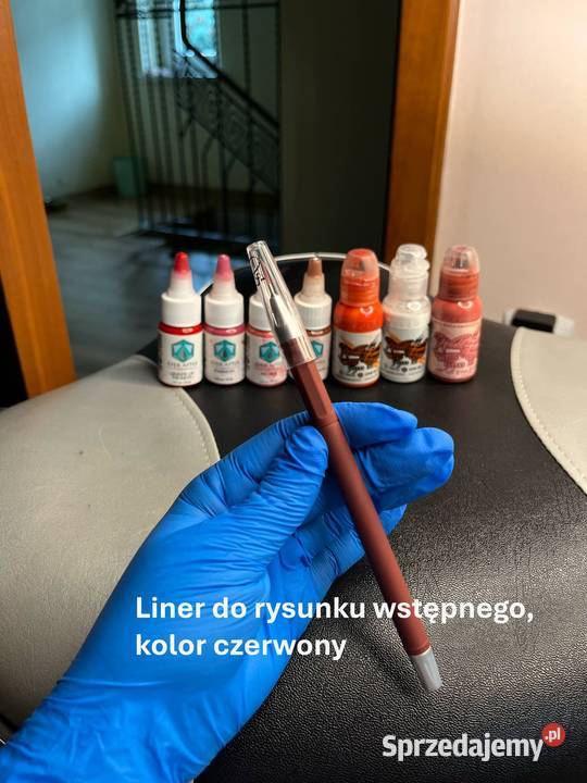 Pakiet akcesoriów do makijażu permanentnego na Toruń sprzedam