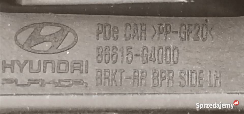HYUNDAI i30 HB ŚLIZG ZDERZAK LEWY TYŁ 86613G4000 Pozostałe Pleszew sprzedam