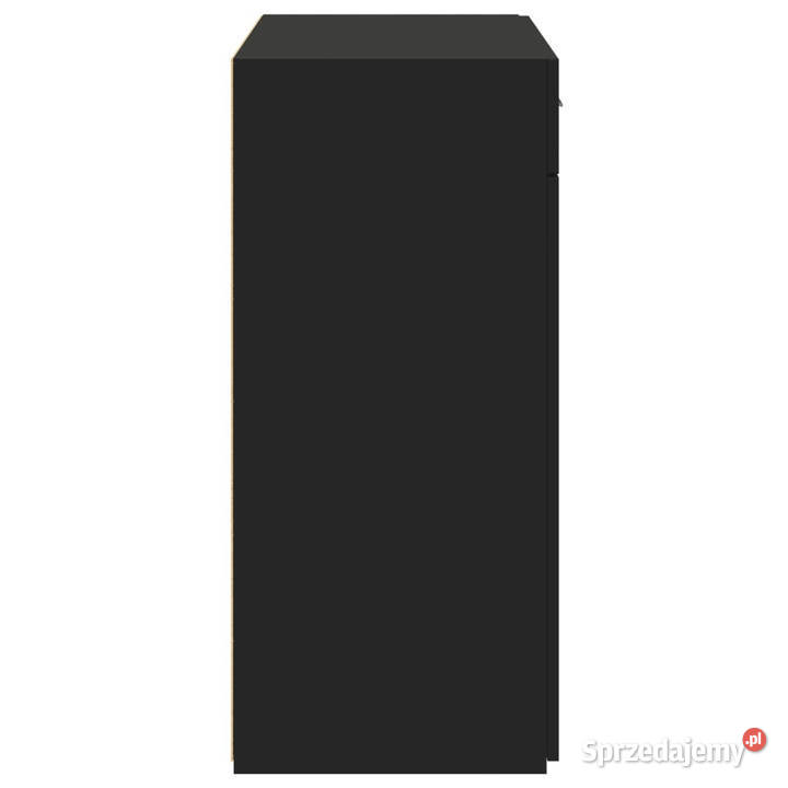 Szafka czarna 80x425x93 materiał drewnopochodny Warszawa