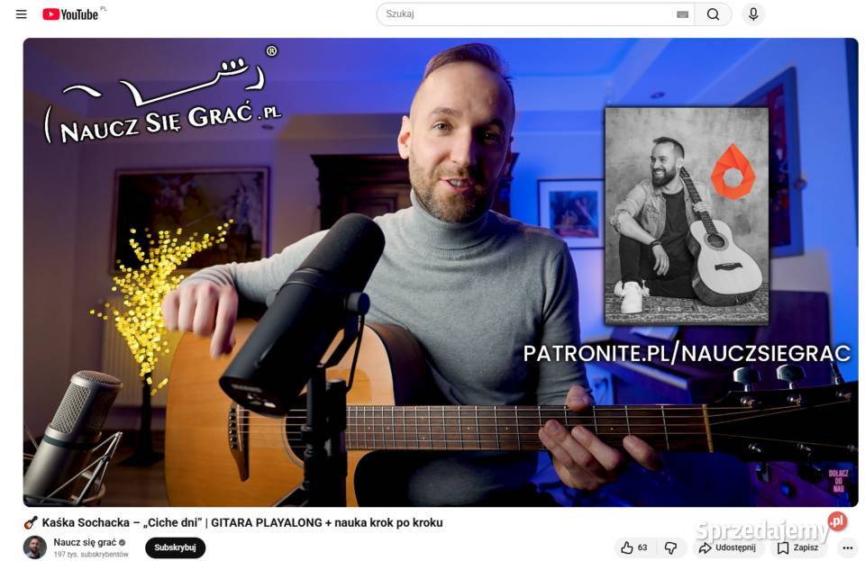 Lekcje gry na gitarzeukulele początkujacych i Kalisz