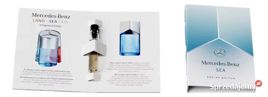 MERCEDES Perfumy meskie SEA próbki 12 x 15ml Ruda Śląska sprzedam