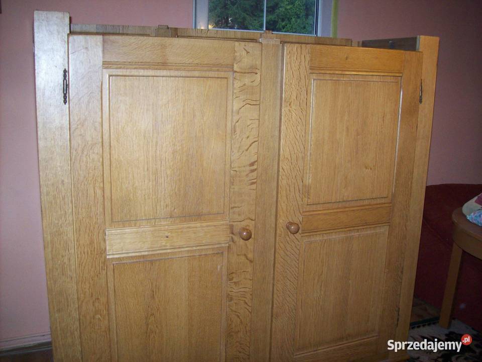 SZAFA DĘBOWA PIĘKNA ŁADNA I STYLOWA Szafy, regały, półki