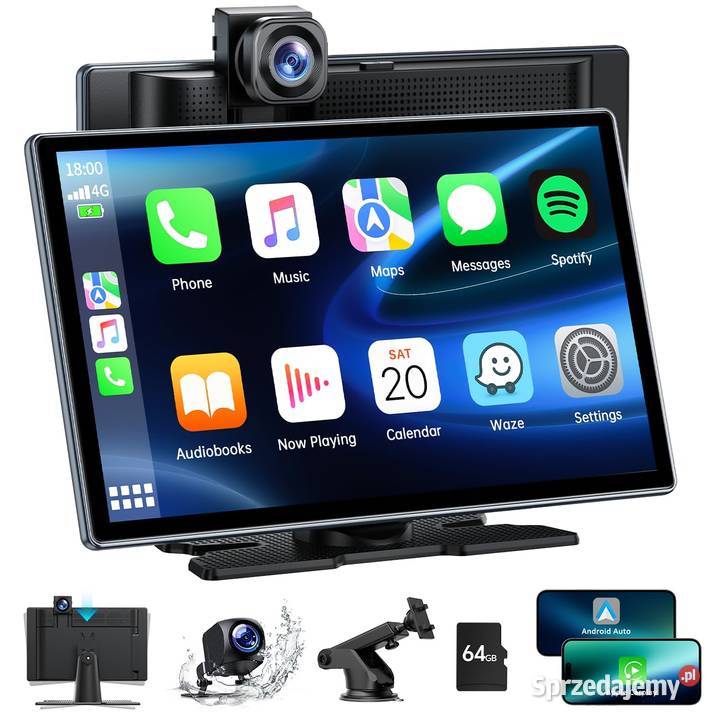 Lamto Bezprzewodowe radio samochodowe CarPlay z Rzeszów