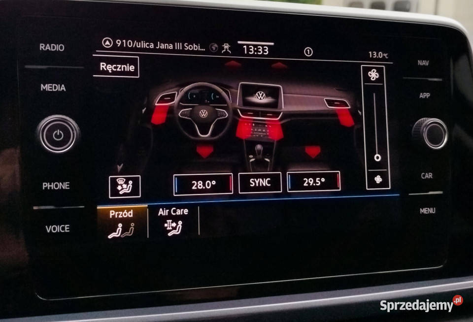 Volkswagen TRoc Style 15TSI DSG7 Matrix Beats 19 nieuszkodzony śląskie sprzedam