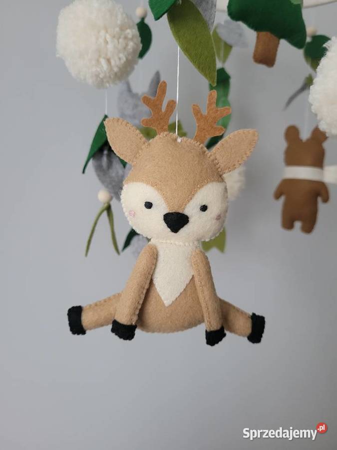 Karuzela do łóżeczka leśne zwierzątka Częstochowa