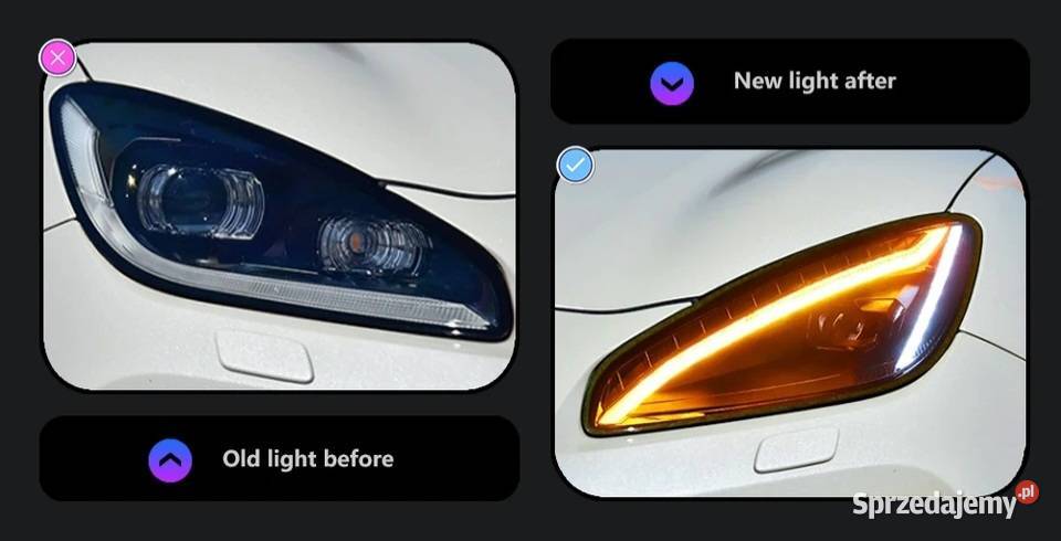 WYPRZEDAŻ NOWE lampy przednie lampa przód TOYOTA Części samochodowe Bełchatów sprzedam