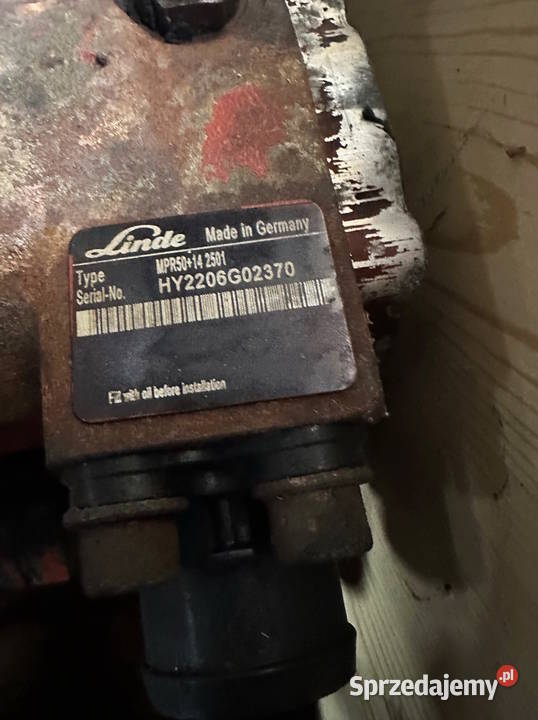 części wózek widłowy LINDE H25 H30 EVO pompa Działoszyn sprzedam
