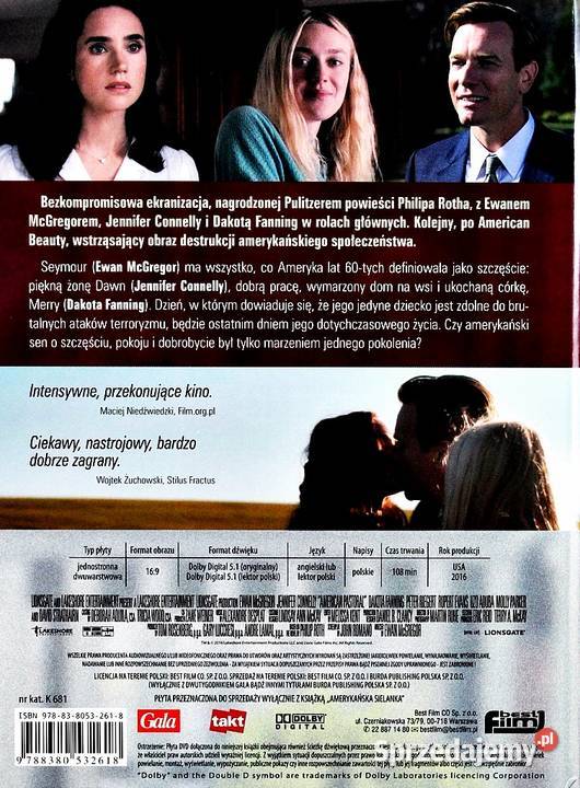 AMERYKAŃSKA SIELANKA EWAN McGREGOR DVD KS