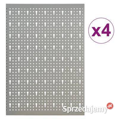 vidaXL Ścienne płyty perforowane 4 40x58
