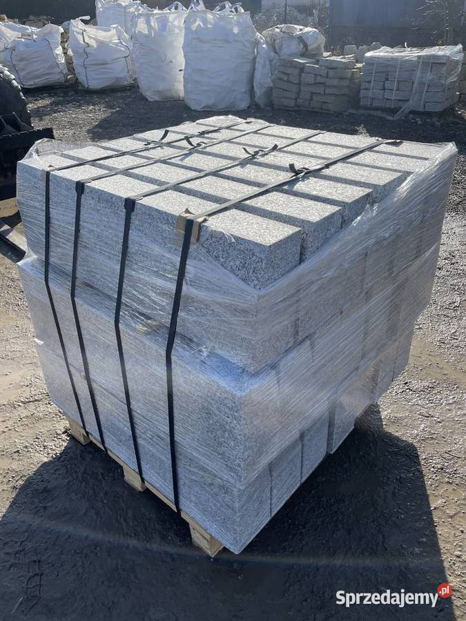 DROGOWY KRAWĘŻNIK GRANITOWY 15x30x100 Szary Warszawa
