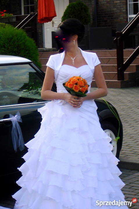 Suknia ślubna biała hiszpanka Agnes rozmiar 3840