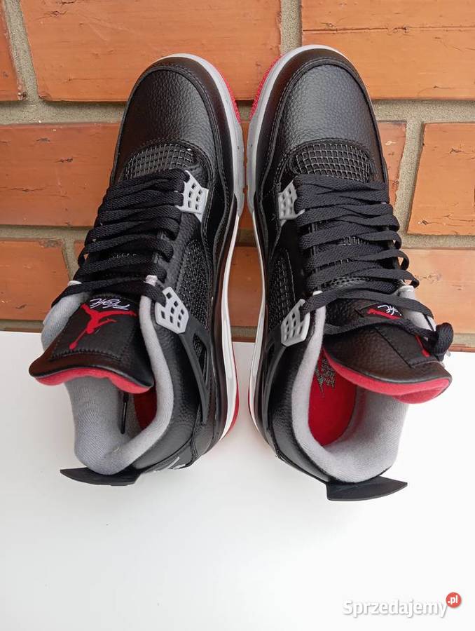 Nike Air Jordan 4 Retro Bred Reimagined 45 skóra