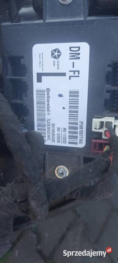 Mechanizm podnoszenia szyby lewy przód DODGE zachodniopomorskie Szczecin sprzedam