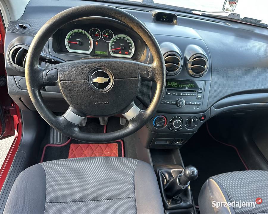 Chevrolet Aveo 12 benzyna 2009r KLIMA podkarpackie Pilzno