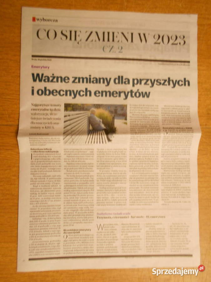 Co się zmieni w 2023 cz 1 i 2 Gazeta Wyborcza Parczew