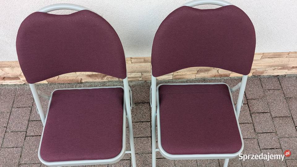 Krzesła składane BOOSDEN 2 sztuki Jadowniki