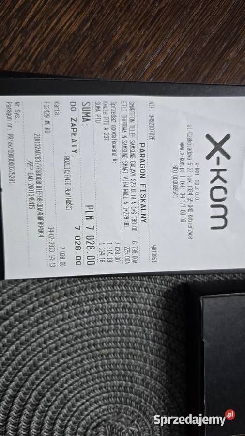 Samsung S23 ULTRA 12512GB NOWY dolnośląskie Sobótka