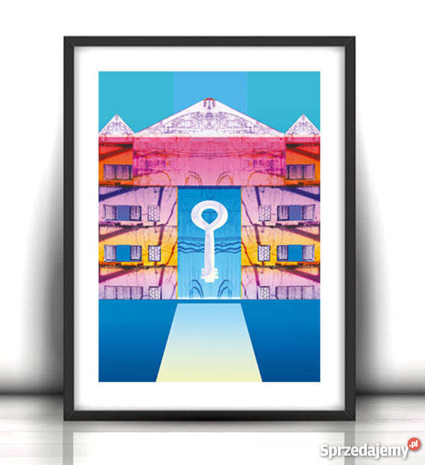 30x40 kolorowy plakat do dekoracji domuładny śląskie Katowice