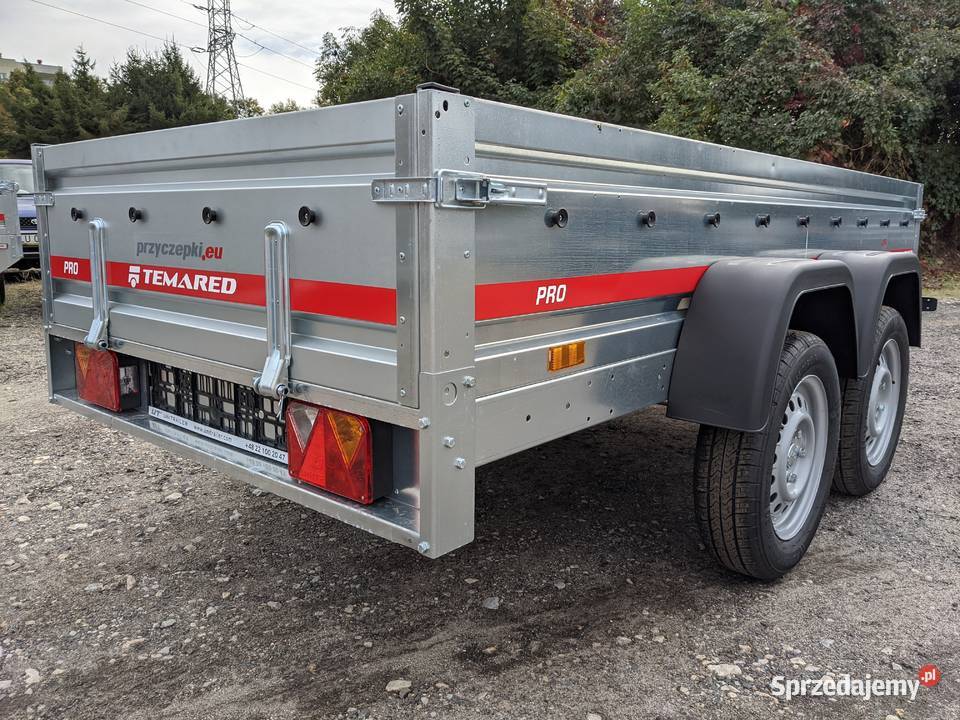 Przyczepa TEMARED PRO 26122 dwuosiowa 264x126 2 Lublin